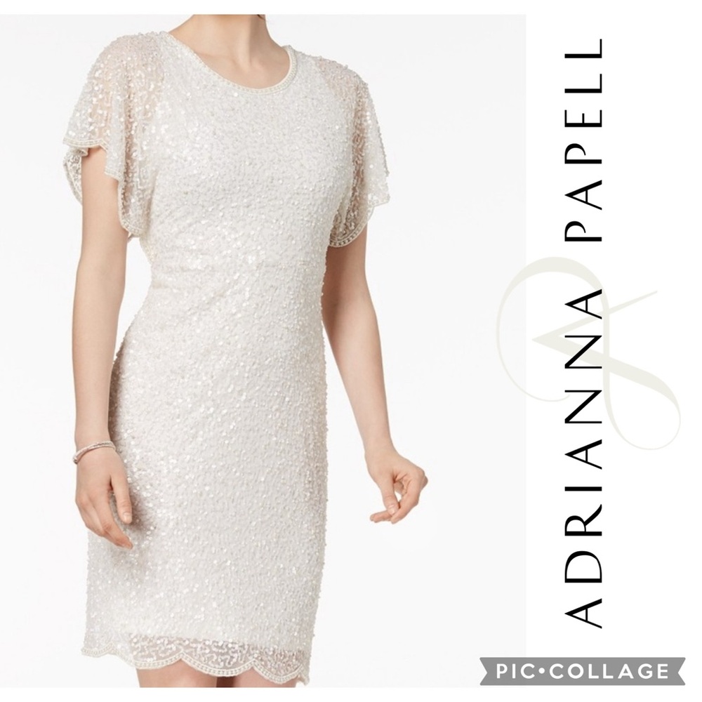 Adrianna Papell Sequin Dress